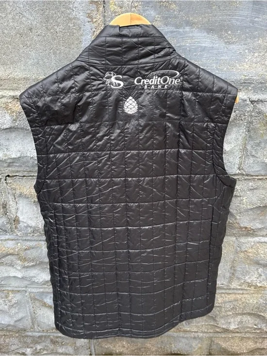Men's Stio Azura Full Zip Puffer Primaloft Sleeveless Vest Jacket Medium Black - Picture 4 of 5